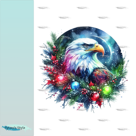 Bügelbild Weihnachtsadler