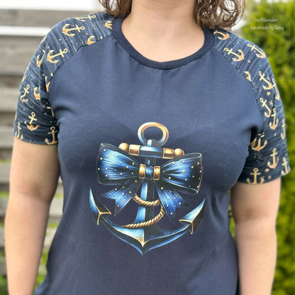 Bügelbild Blauer Anker #23