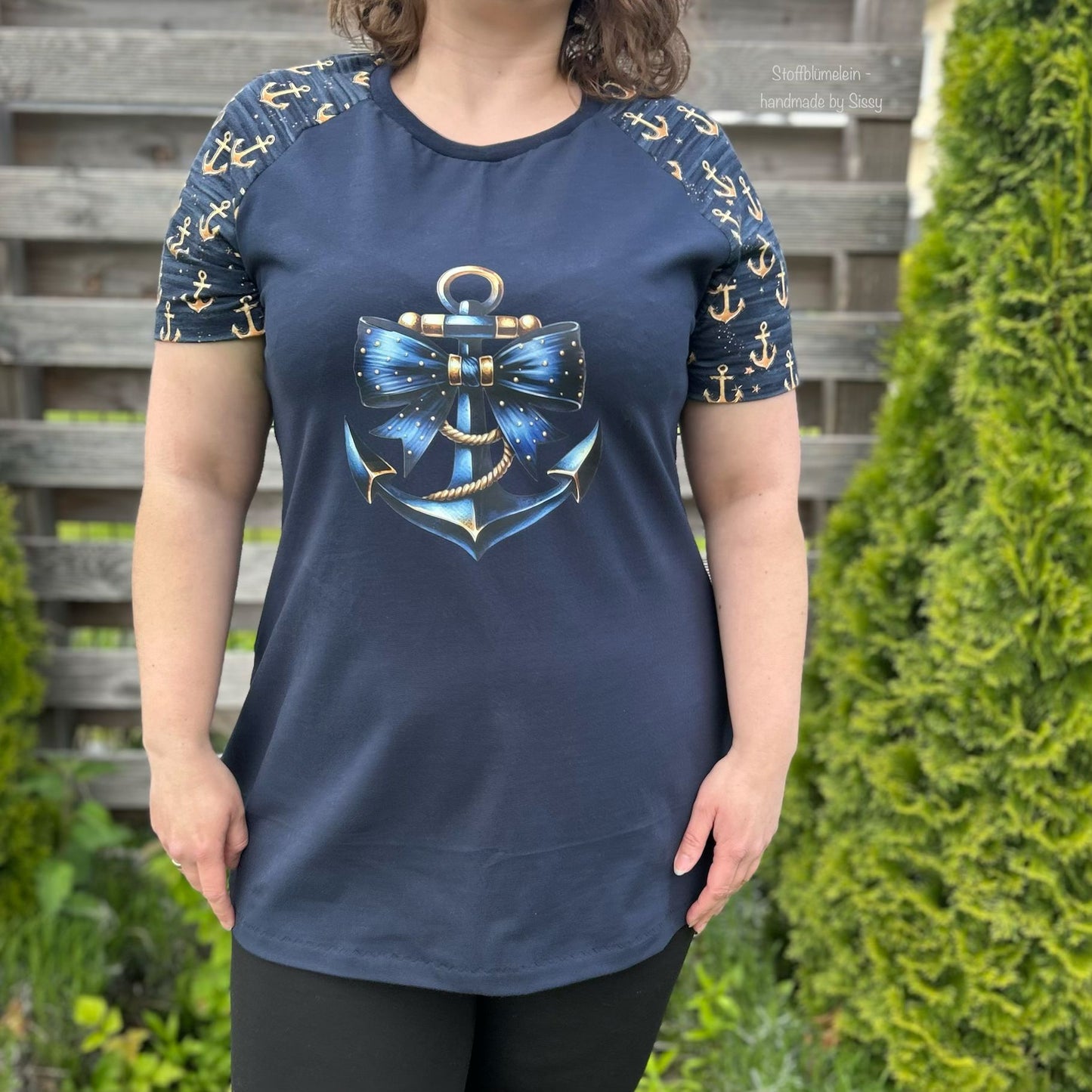 Bügelbild Blauer Anker #23