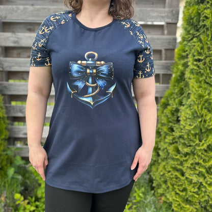 Bügelbild Blauer Anker #23