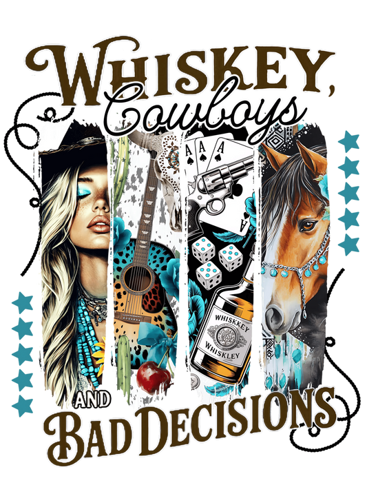 Bügelbild Whiskey Cowboys Fylou's Style