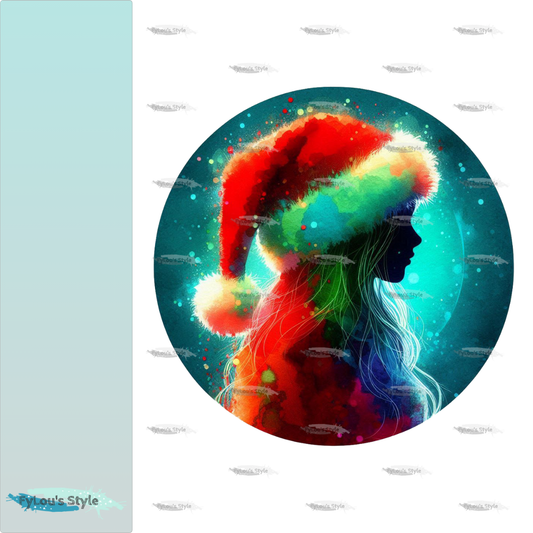 Bügelbild Xmas Girl #5