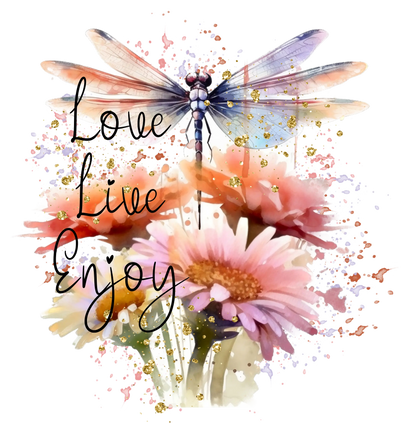 Bügelbild Dragonfly Love Live Enjoy Fylou's Style