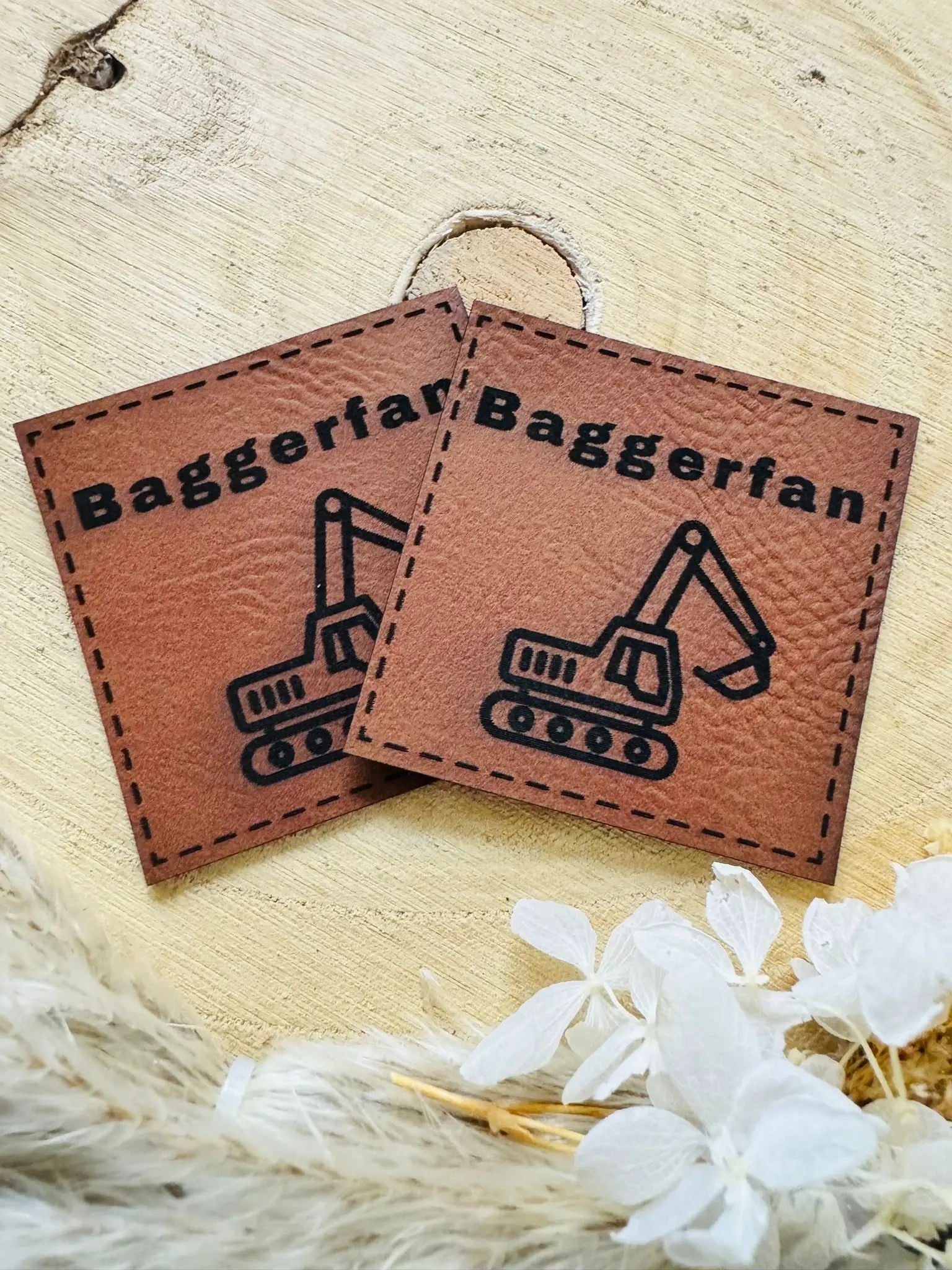 Kunstleder Label Baggerfan Fylou's Style