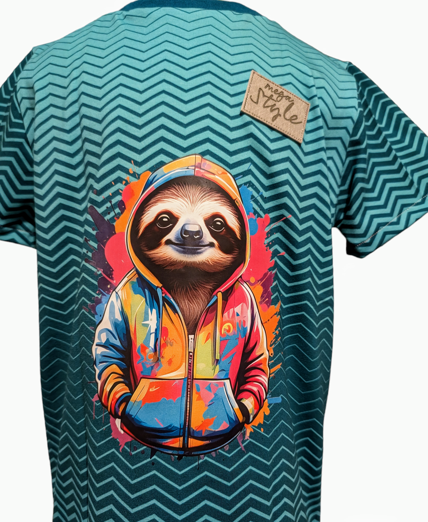 Iron-on Streetwear Sloth Colorful