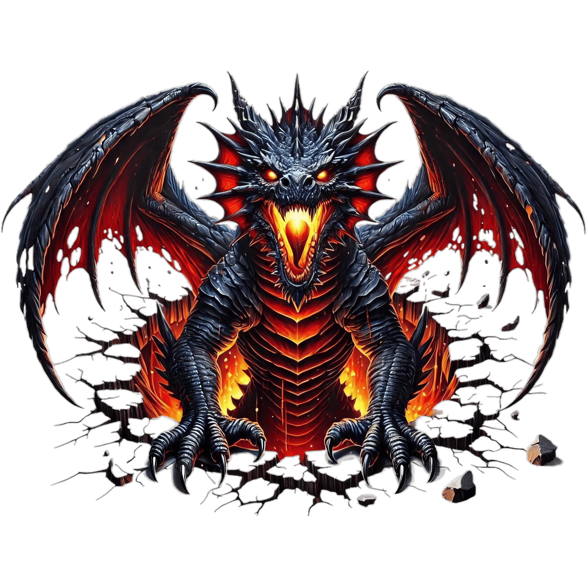 Bügelbild 3D Fantasy Drache #9 - Fylou's Style