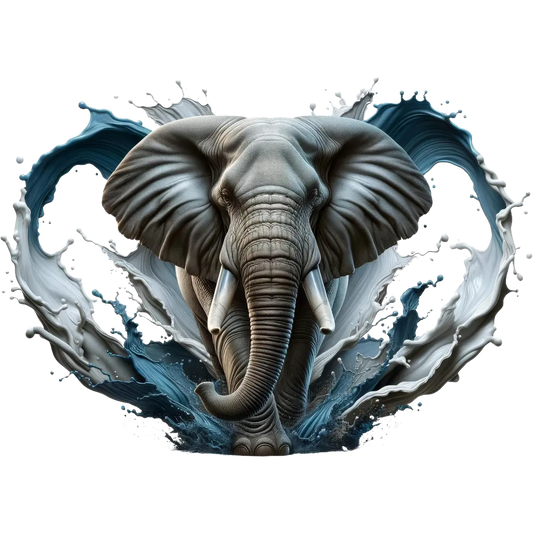 Bügelbild 3D Elefant #5 Fylou's Style