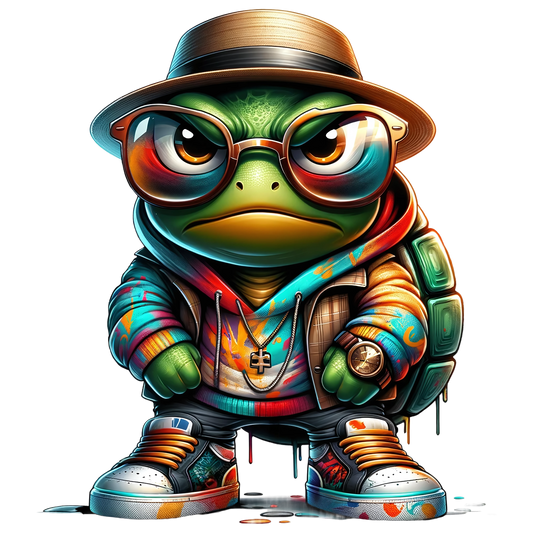 Bügelbild  Streetwear Turtles #1 Fylou's Style