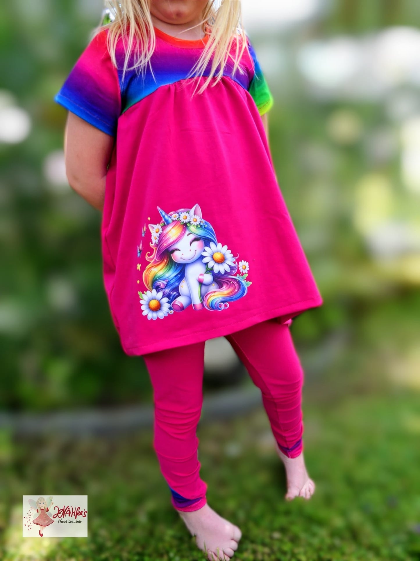 Iron-on Rainbow Unicorn #1