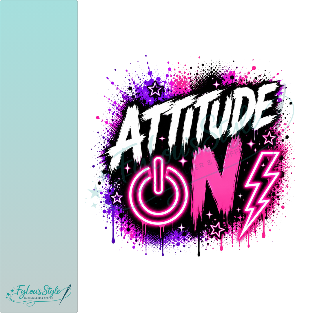 Bügelbild Attitude One