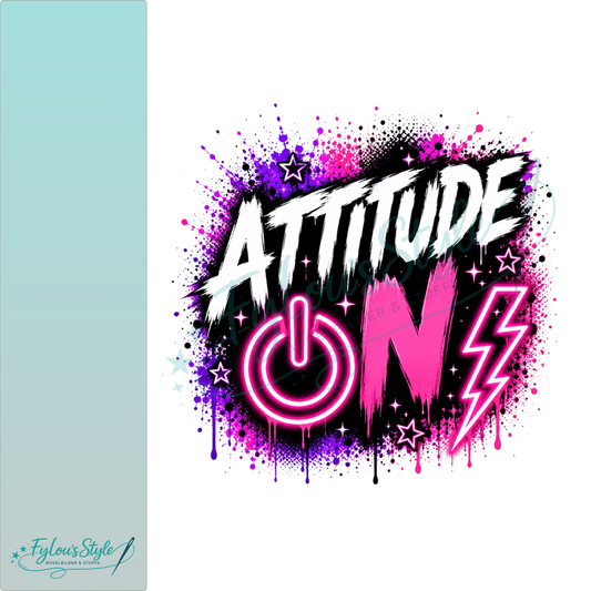 Bügelbild Attitude One