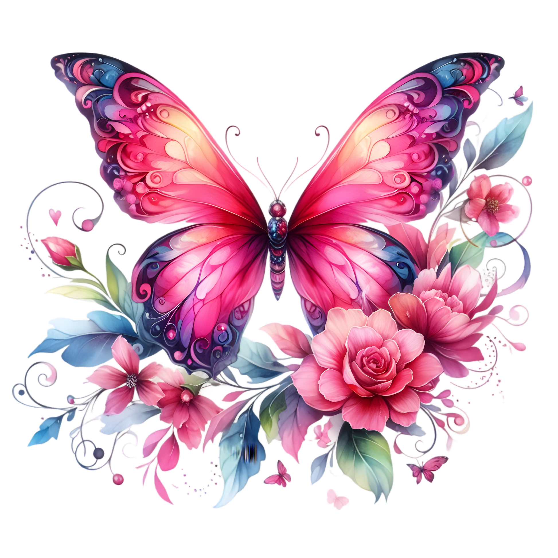 Bügelbild Schmetterling #07 Fylou's Style