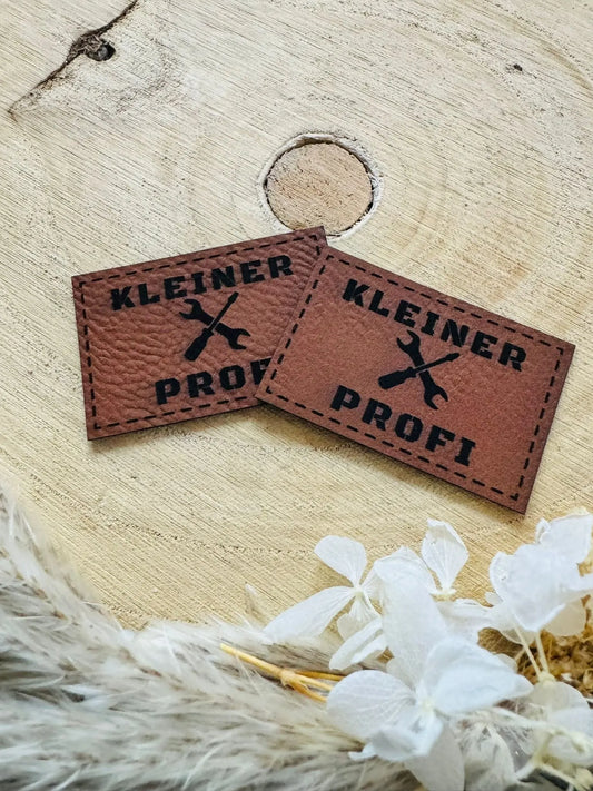 Kunstleder Label kleiner Profi Fylou's Style