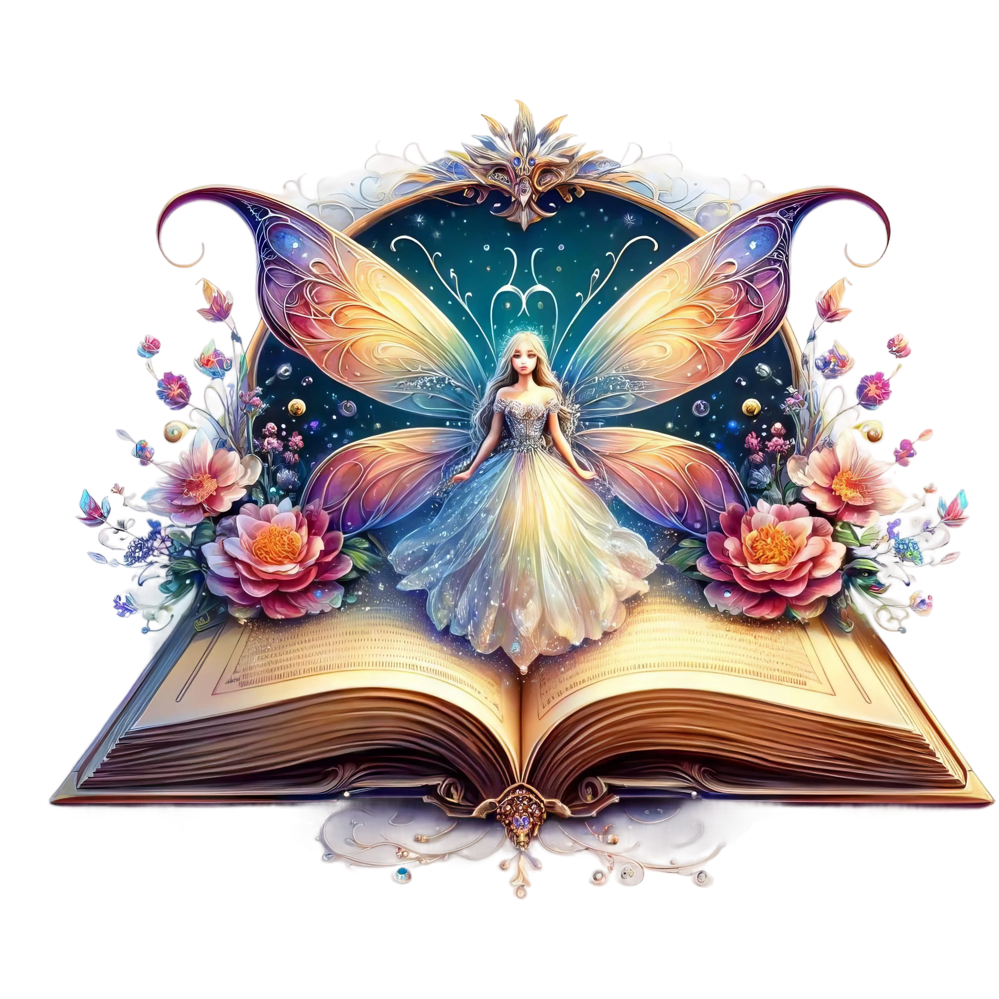 Bügelbild Magisches offenes Buch #9 - Fylou's Style