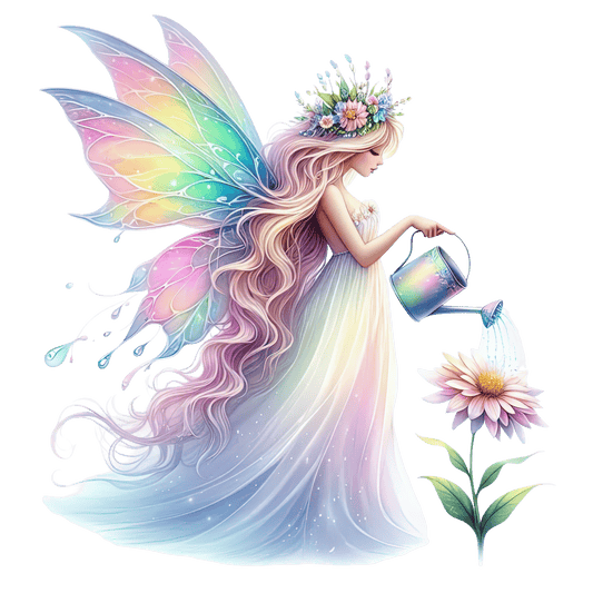 Bügelbild bezaubernde Frühlings Fee #1