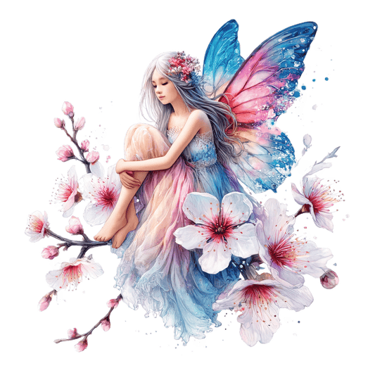 Bügelbild bezaubernde Frühlings Fee #10