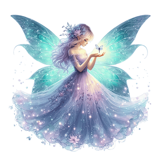 Bügelbild bezaubernde Frühlings Fee #12