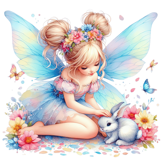 Bügelbild bezaubernde Frühlings Fee #16