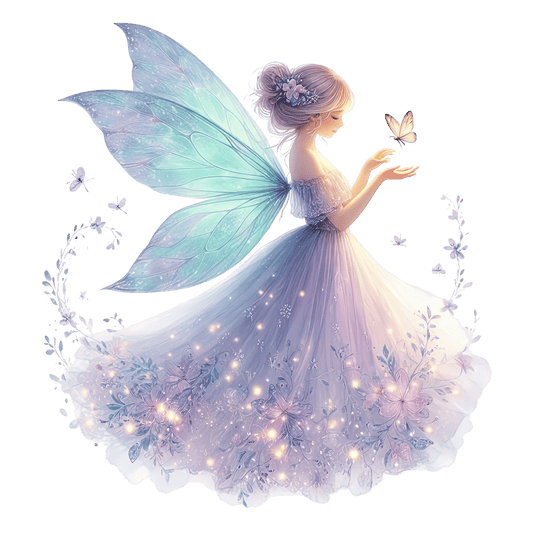 Bügelbild bezaubernde Frühlings Fee #3