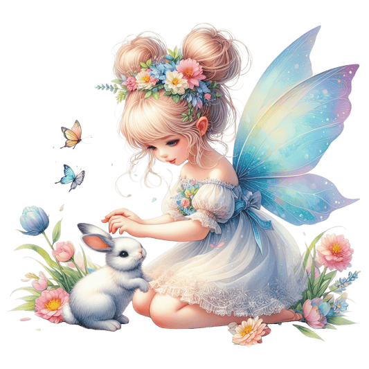 Bügelbild bezaubernde Frühlings Fee #7