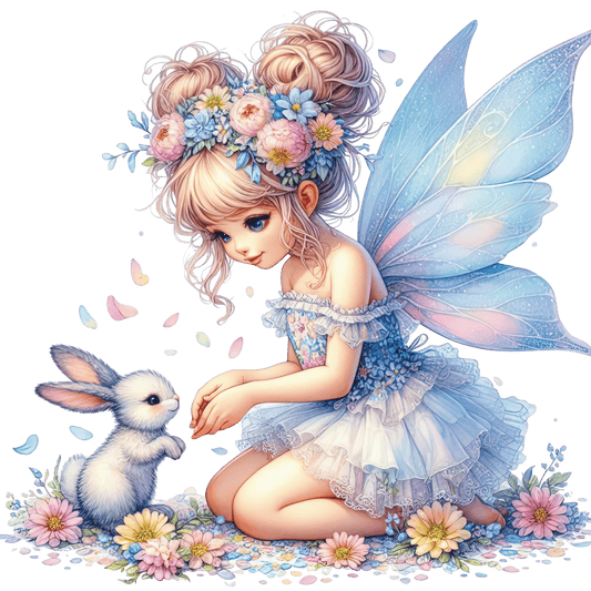 Bügelbild bezaubernde Frühlings Fee #9