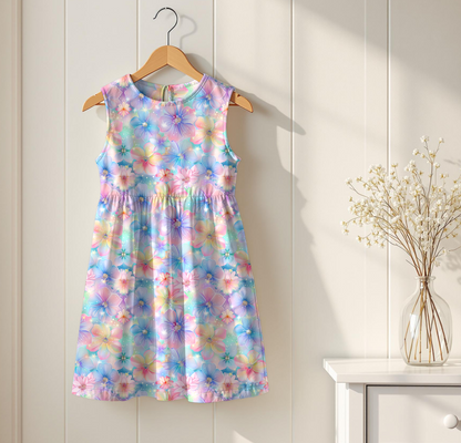 Vorbestellung Bio Jersey "Blumen Meer" Überbreite