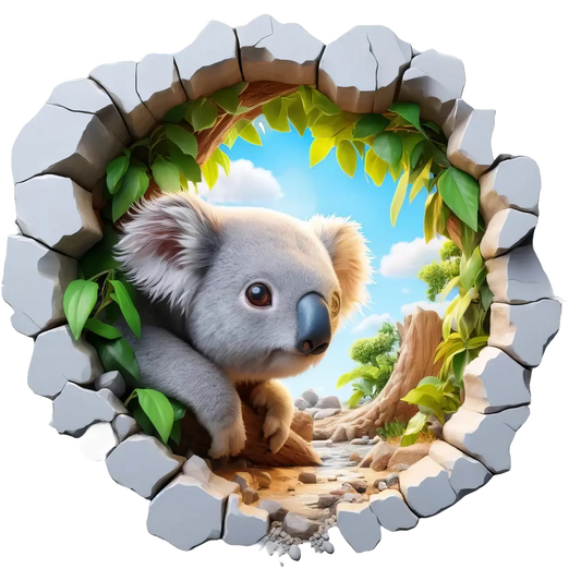 Bügelbild 3D Koala #3 Fylou's Style