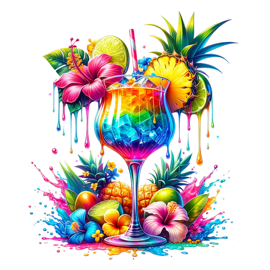 Bügelbild Tropical Cocktail #11 Fylou's Style