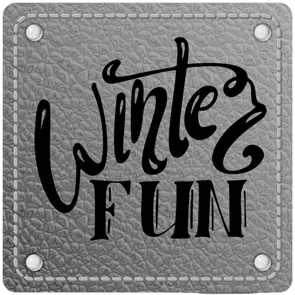 Bügellabel Winter Fun - Fylou's Style