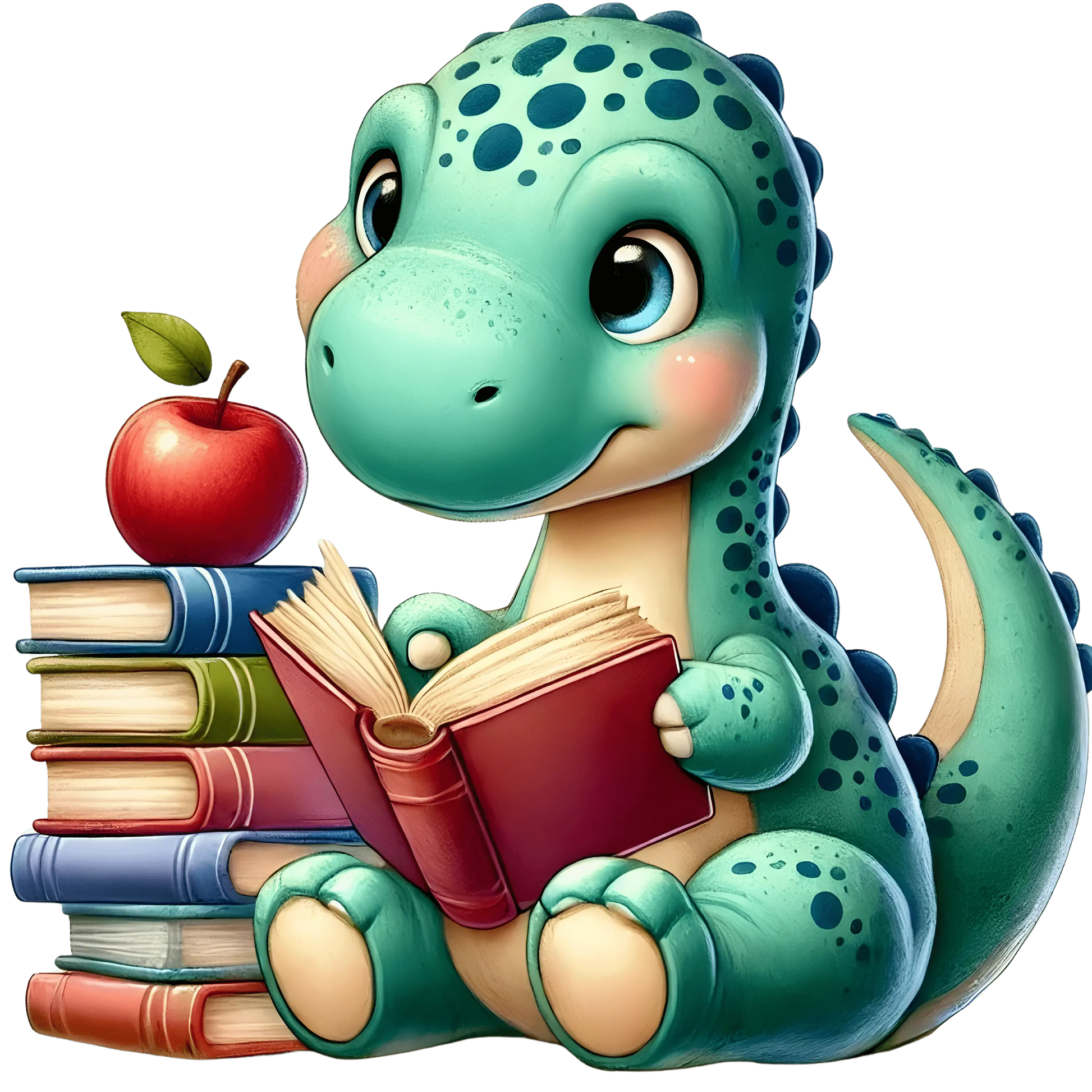 Bügelbild Dinosaurier geht zur Schule  #19 Fylou's Style