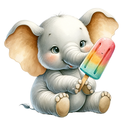 Bügelbild Elefant #21 Fylou's Style