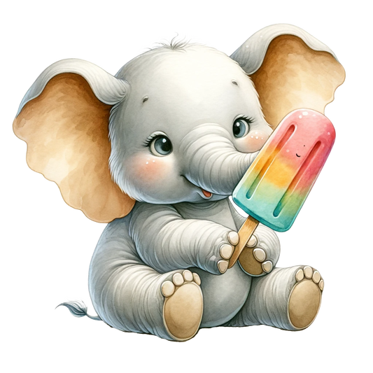 Bügelbild Elefant #21 Fylou's Style