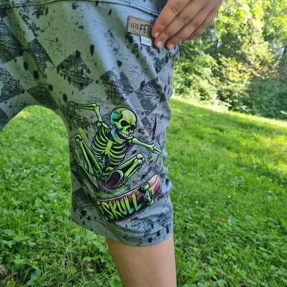 Bügelbild Skate Skull Fylou's Style