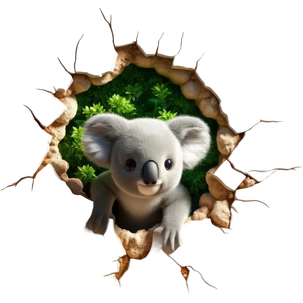 Bügelbild 3D Koala #1 Fylou's Style