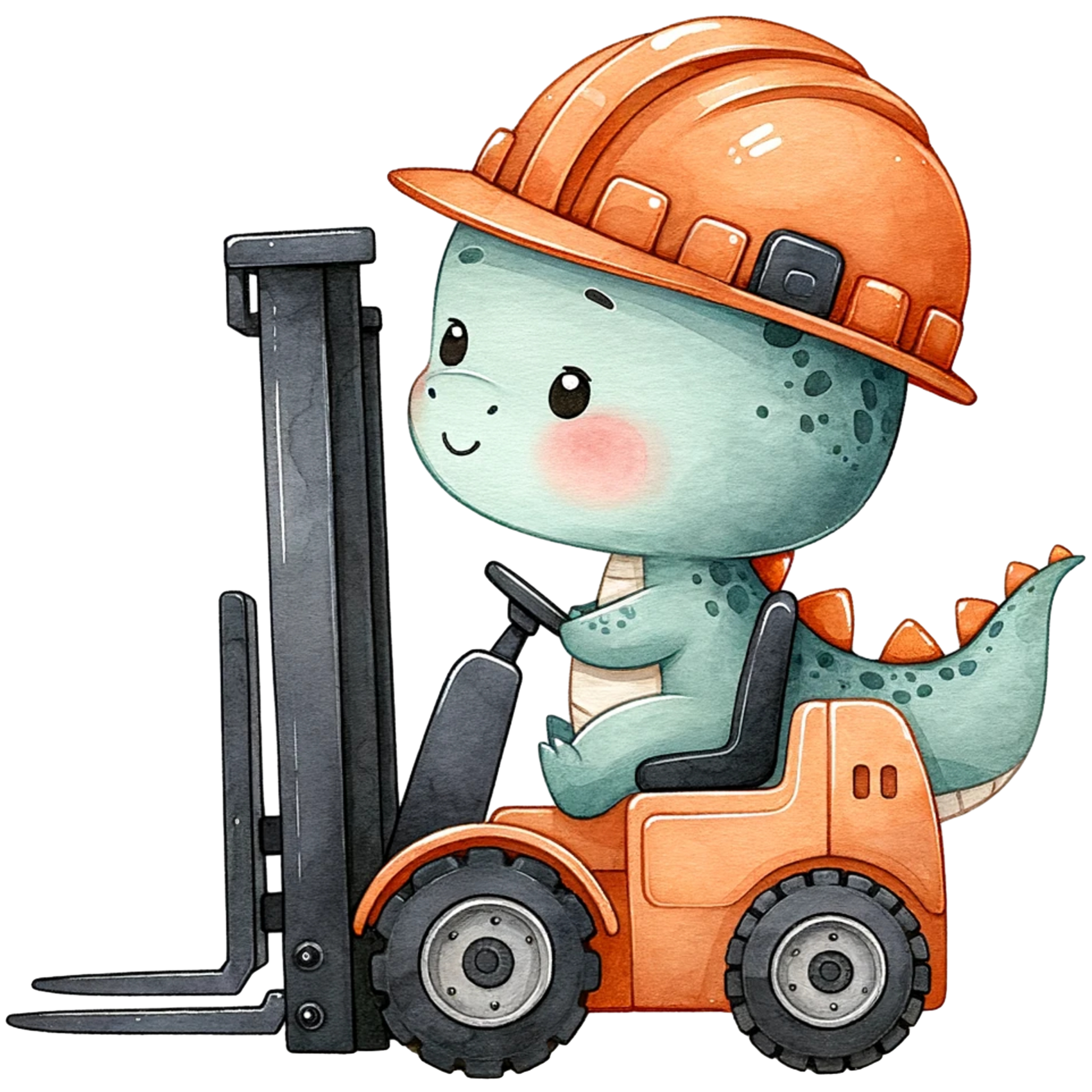 Bügelbild Dino Baustelle #33 Fylou's Style
