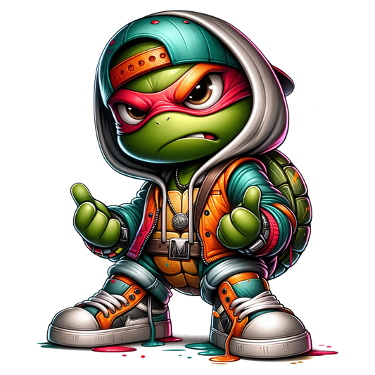 Bügelbild  Streetwear Turtles #6 Fylou's Style