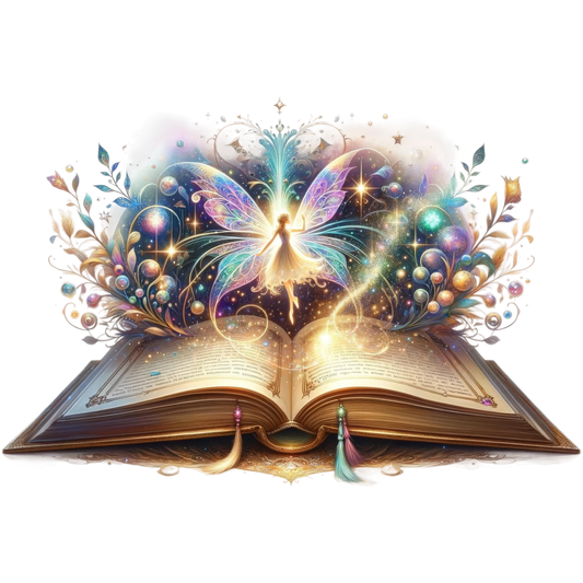 Bügelbild Magisches offenes Buch #8 Fylou's Style