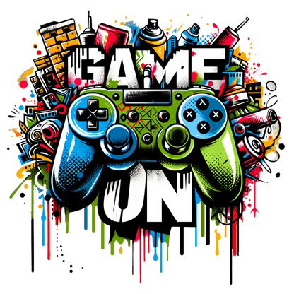Bügelbild  Game On Fylou's Style