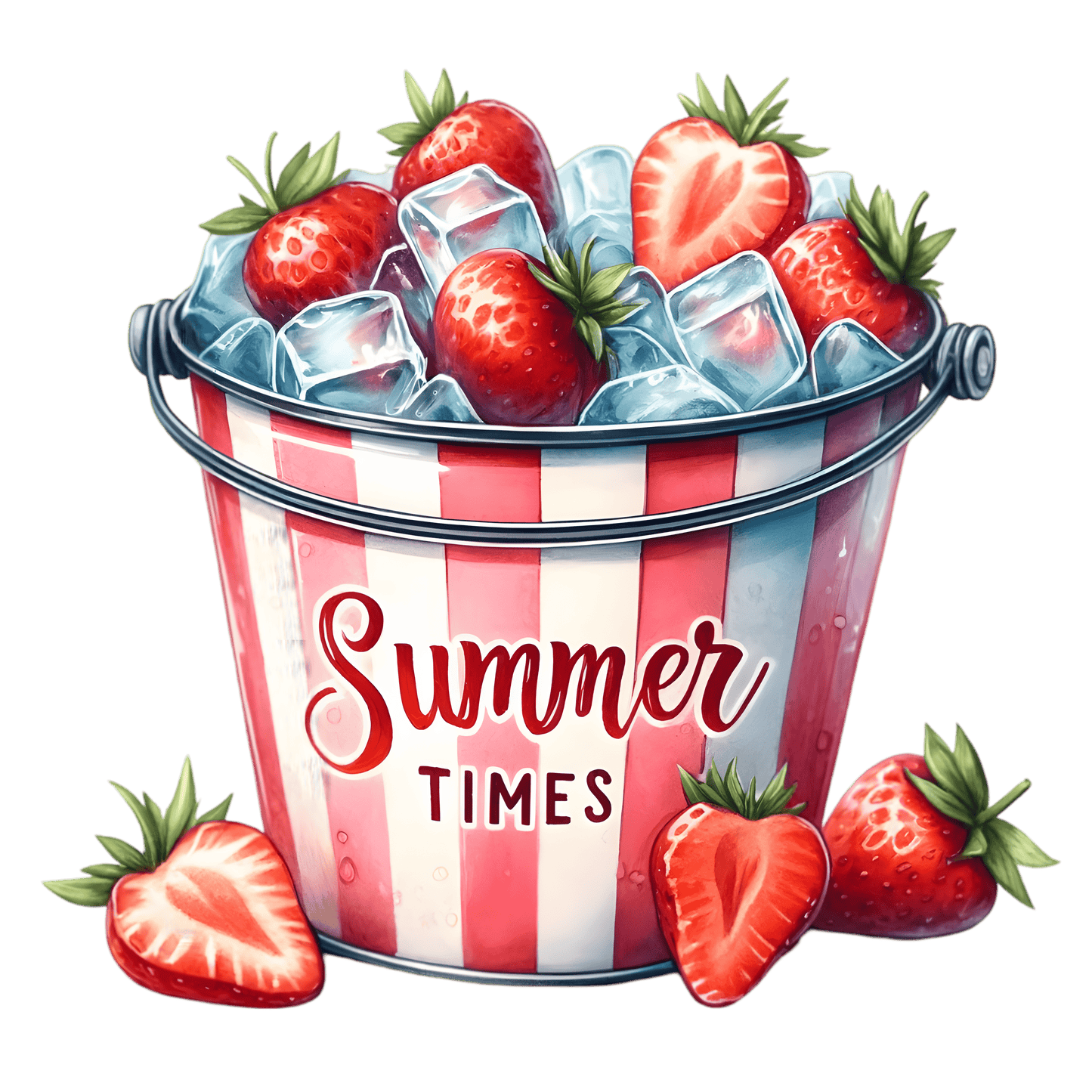 Iron-on image Summer Strawberry Rhyme