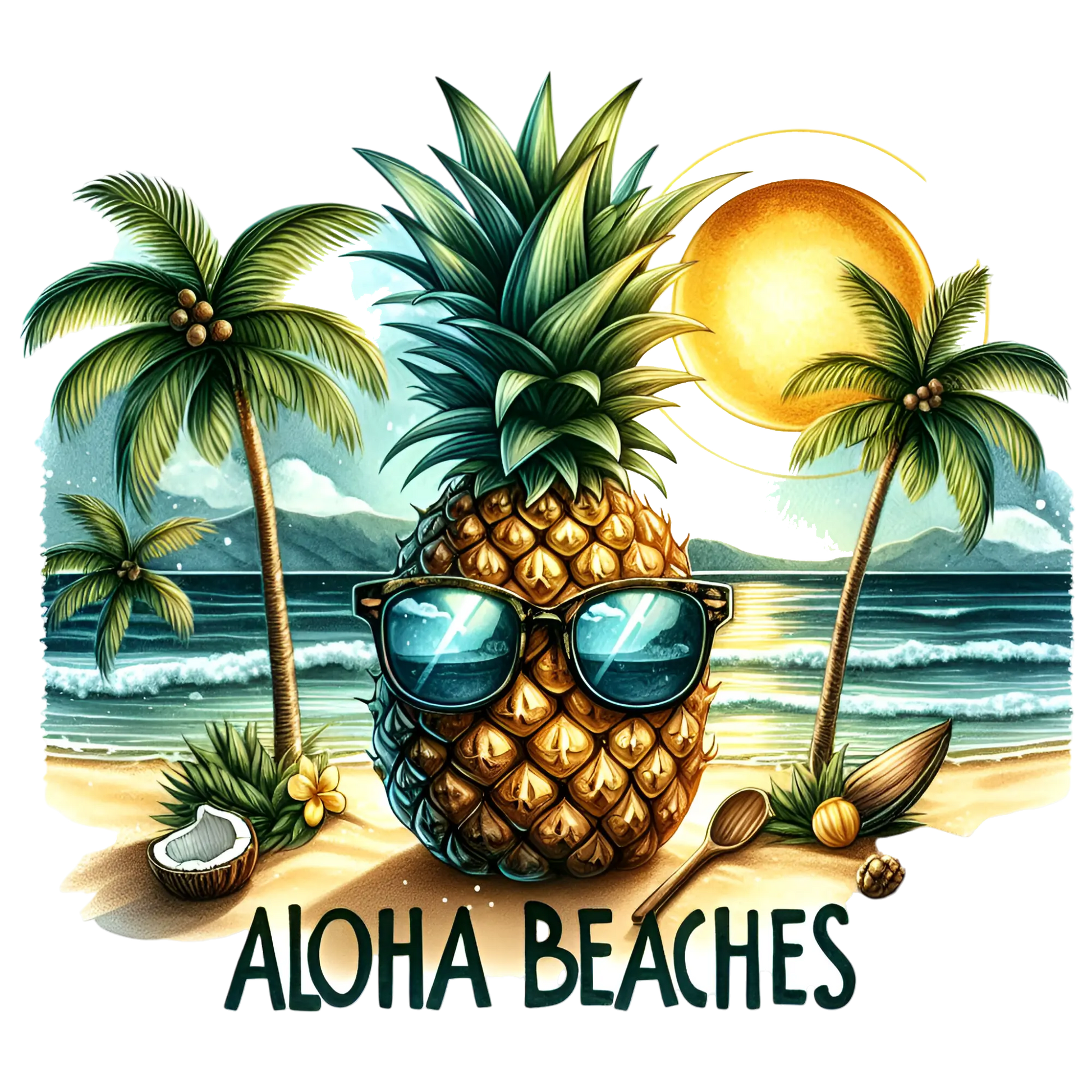 Bügelbild Aloha Beaches Fylou's Style