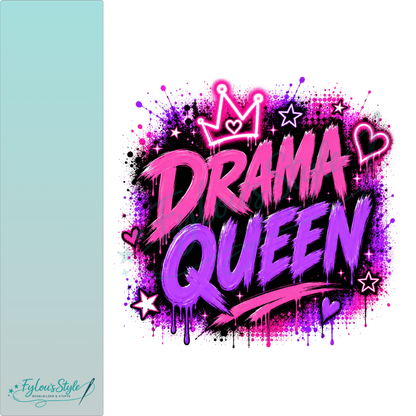 Bügelbild Drama Queen