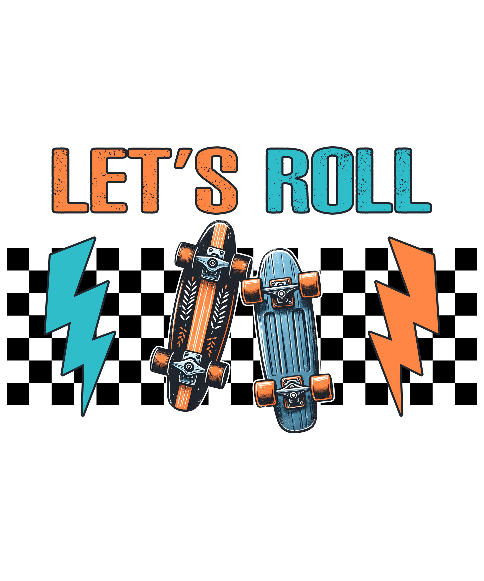 Bügelbild Let's Roll Fylou's Style