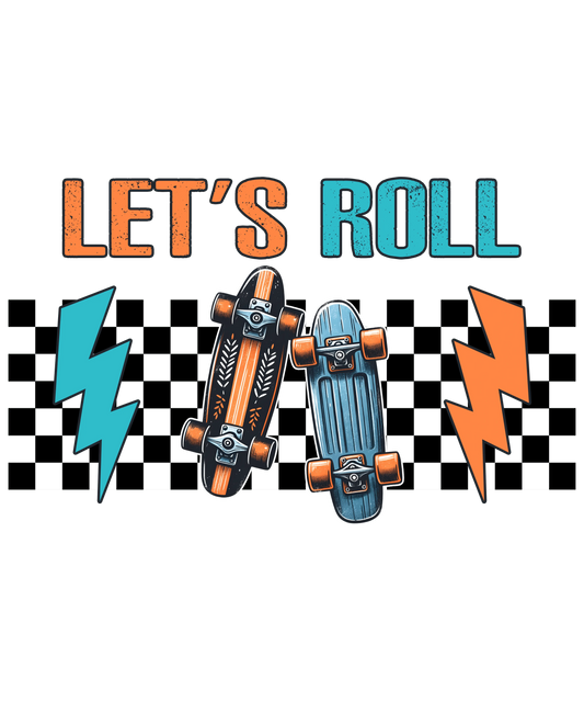 Bügelbild Let's Roll Fylou's Style