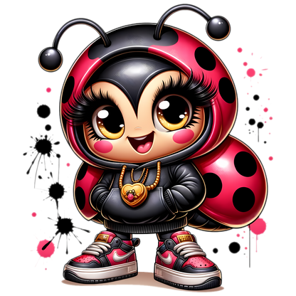 Bügelbild  Streetwear Grafitti Ladybug #4 Fylou's Style