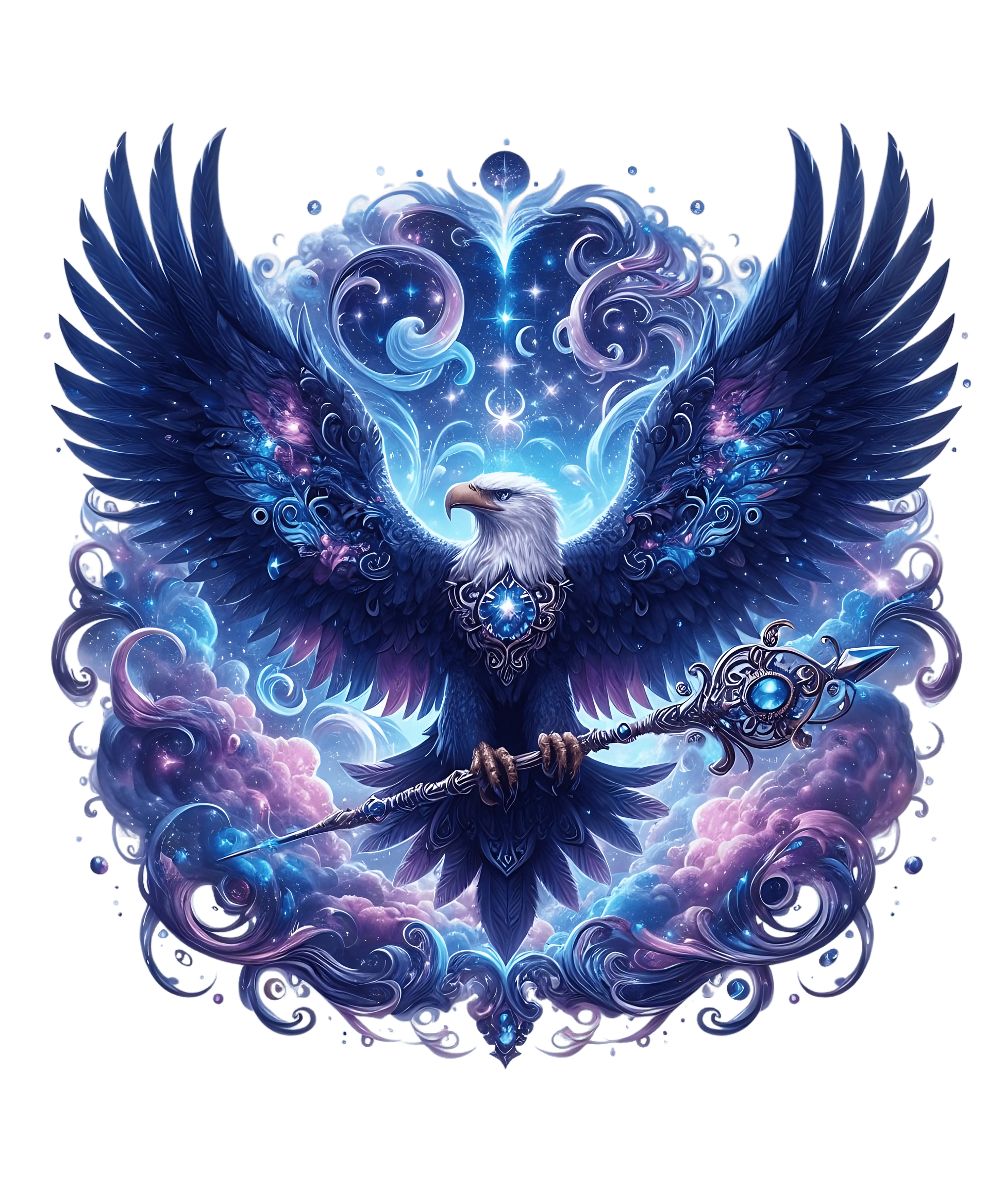 Bügelbild Magische Tiere Adler - Fylou's Style