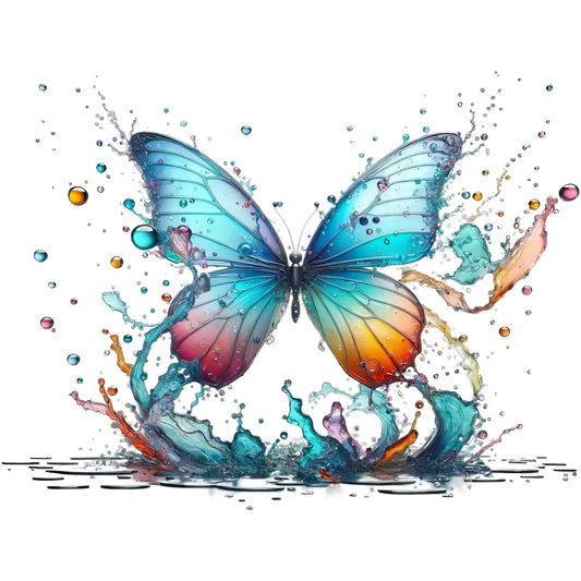 Bügelbild 3D Schmetterling #5 Fylou's Style