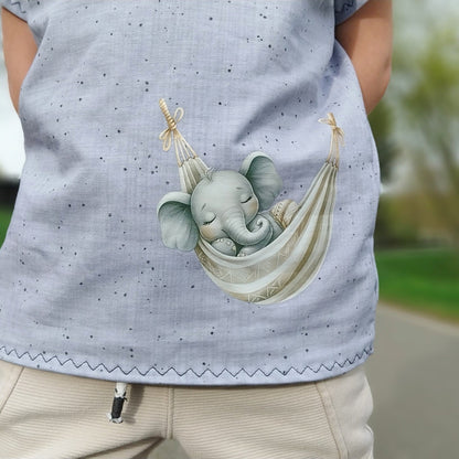 Bügelbild Elefant #7 Fylou's Style
