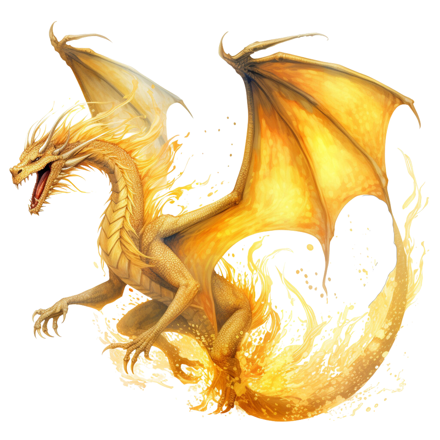 Iron-on Image Fire Dragon #12