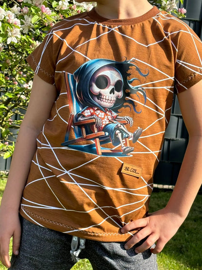 Bügelbild Grim Reaper im Urlaub #9 Fylou's Style
