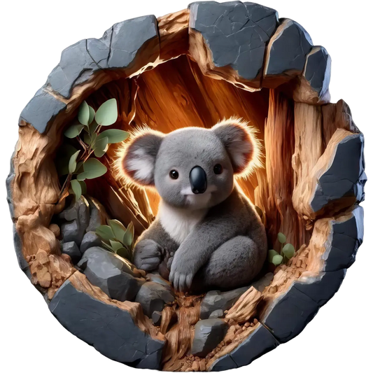 Bügelbild 3D Koala #4 Fylou's Style